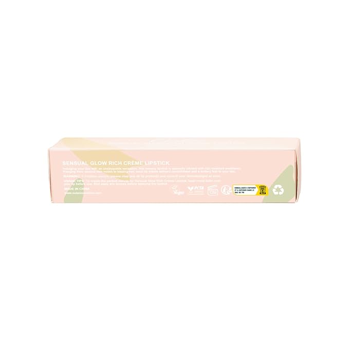 Oulac Beige Lipstick for Women, Pale Nude Matte Lip Base, Full Coverage Lip Color, Satin Matte Finish, Cream Texture, Hydrating, Infused with Hyaluronic Acid, Vegan & Clean Beauty 4g SG01 Bare