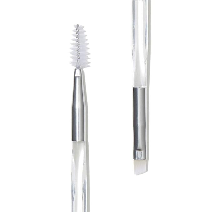 e.l.f. Precision Dual-Sided Eyebrow Brush, Synthetic (Pack of 3) White