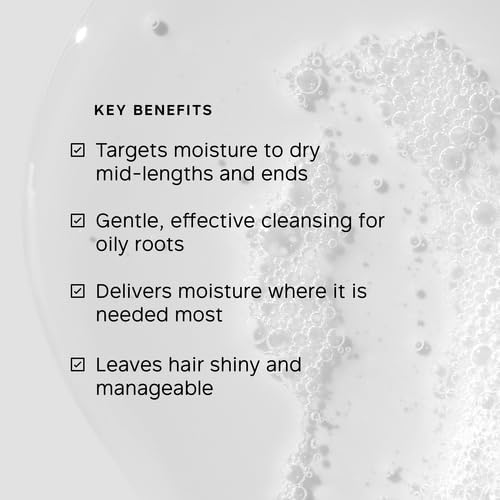 Philip Kingsley | Moisture Balancing Combination Shampoo | Hydrating for Dry and/or Oily Hair | Anti-Frizz, Antioxidant Shampoo That Hydrates and Adds Shine | 2.53oz