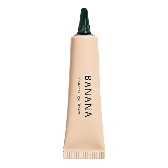 shaishaishai BANANA Conceal Cream, Hydrating Under Eye Cream & Dark Circle Corrector, Revitalizing Firming with Collagen & Vitamin C, Korean Skincare, 0.52 oz