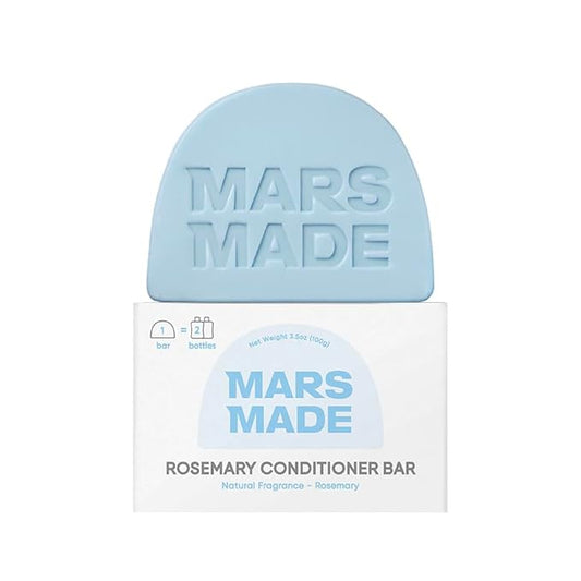 Rosemary Conditioner Bar - Soothing & Stimulating Natural Deep Conditioner for All Hair Types - Hair Growth Moisturizing Cleansing Solid Soap Bar Zero Waste, No Animal Trials 3.5 oz