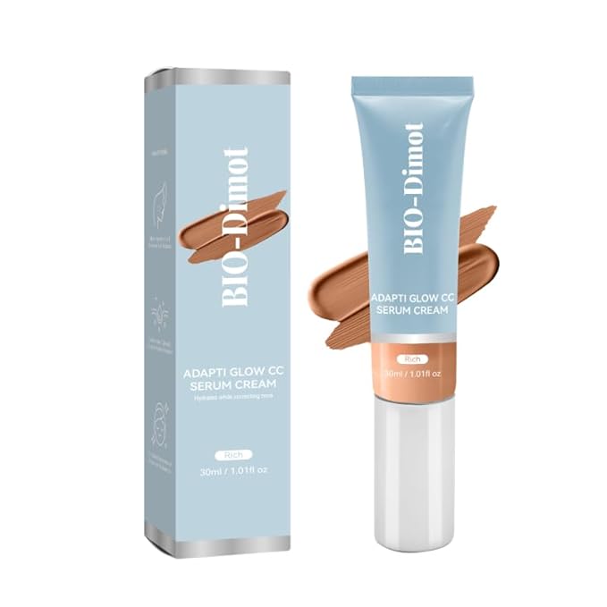 GROEI-CC Serum Cream – Color Correcting & Hydrating Formula for Radiant Skin – Available in Light, Medium, and Rich – 30ml / 1.01 fl oz(Rich)