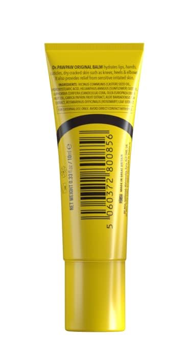 Dr. PawPaw Multipurpose Original Balm - Hydrating Lip Balm with Pawpaw, Aloe Vera and Olive Oil - Lip Moisturizer for Lips, Skin and Hair - 0.33 oz