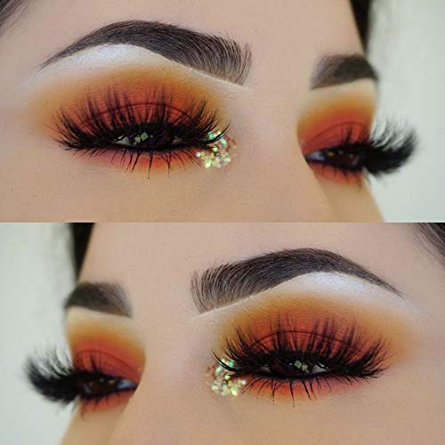 Veleasha Lashes 5D Faux Mink Lashes Fluffy False Eyelashes Volume Eye Lashes Wispy Fake Lashes Eyelashes Dramatic Look 7 Pairs Luxurious Handmade Fake Eyelashes Pack (5D01)