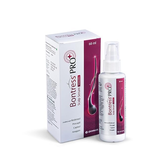 Bontress Pro+ Scalp Serum | helps reduce hair fall | Hair Growth Serum for both Men & women 60ml | 2.0Fl Oz, Clear