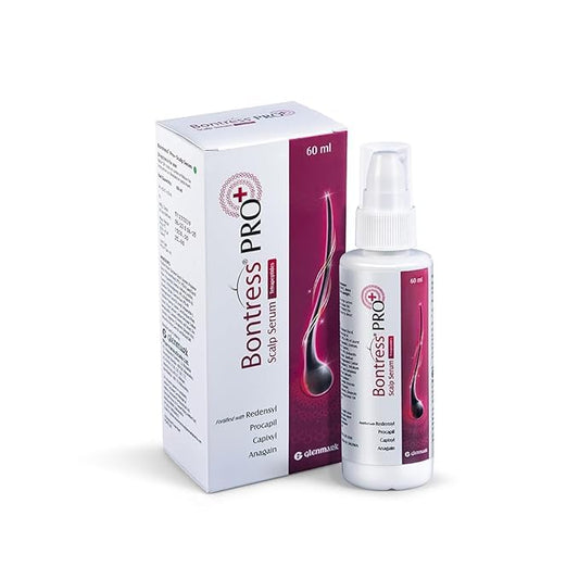 Bontress Pro+ Scalp Serum | helps reduce hair fall | Hair Growth Serum for both Men & women 60ml | 2.0Fl Oz, Clear