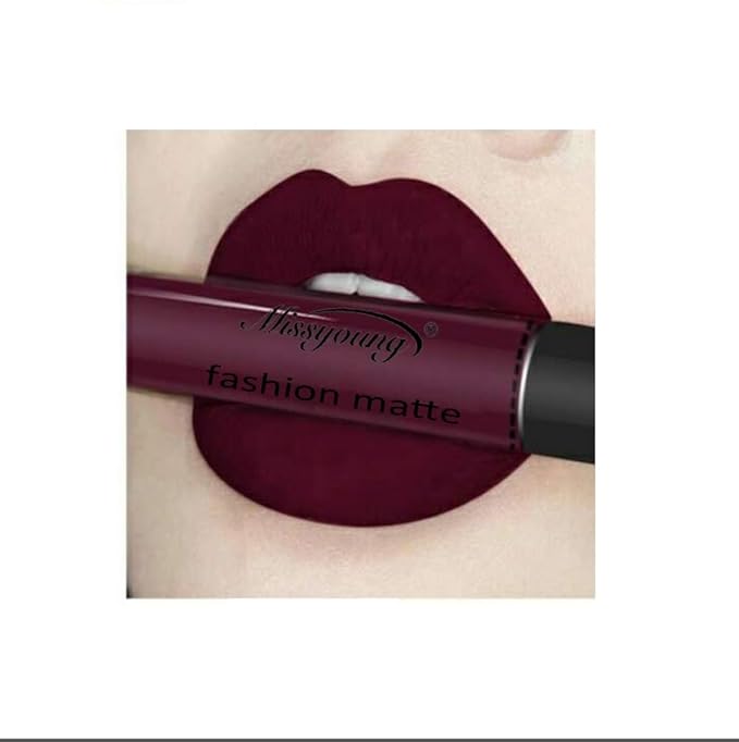 Generic Missyoung 18-Color Matte Liquid Lipstick Set, Long-Lasting Non-Sticky Formula, Flawless Makeup Looks (12)