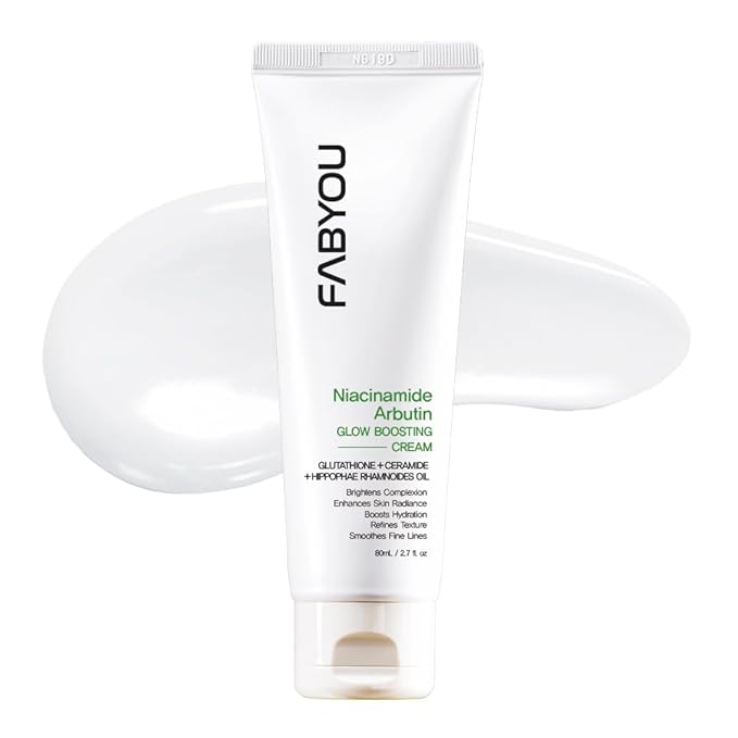 Niacinamide Arbutin Glow Boosting Cream 2.71 fl oz - Korean Skin Care for Long-Lasting Hydration & Smooth, Even Skin Tone with 10% Niacinamide & Arbutin, Deep Moisture Cream for Face