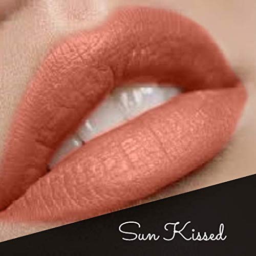 By The Clique Premium Long Lasting Matte Nude Lip Liner Pencil | Sun Kissed Tan | Soft Peach Tinted Nude Lip Liner