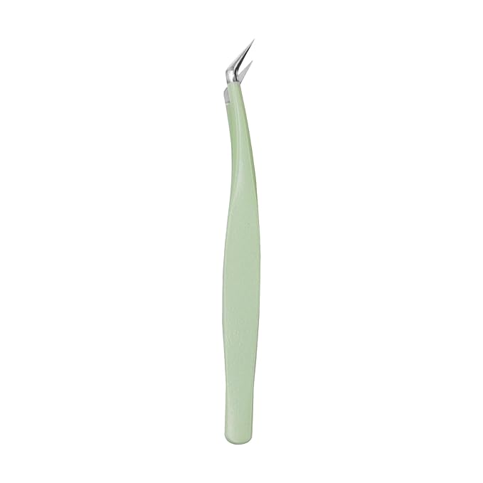 Bodermincer Lash Tweezers 4pcs, D Curl, Black, Plastic, Modern