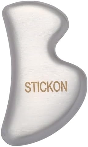 STICKON Stainless Steel Muscle Scraper Tools Set 3 in 1, Gua Sha Scraping Massage Tools for Physical Therapy,Derma Edge Massage Tool & GuaSha Massage Scraper Tool(STICKON-56)