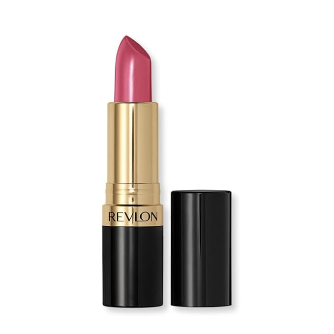 Revlon Super Lustrous Lipstick, Creamy Formula For Soft, Fuller-Looking Lips, Moisturized Feel, 805 Candied Rose, 0.15 oz