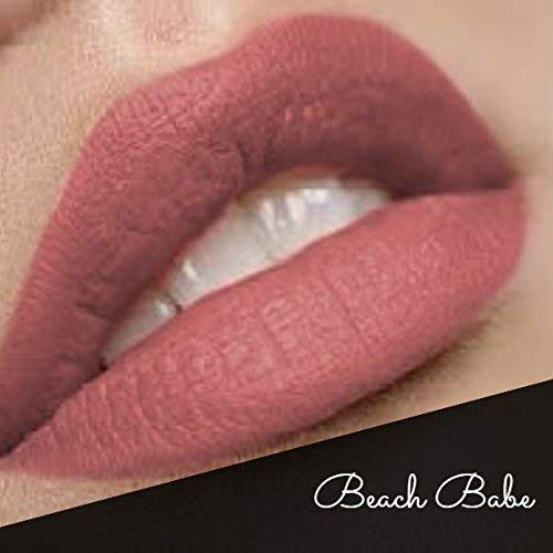 By The Clique Premium Long Lasting Matte Nude Lip Liner Pencil |Beach Babe Deep Nude Pink Ultra Wear Lip Liner