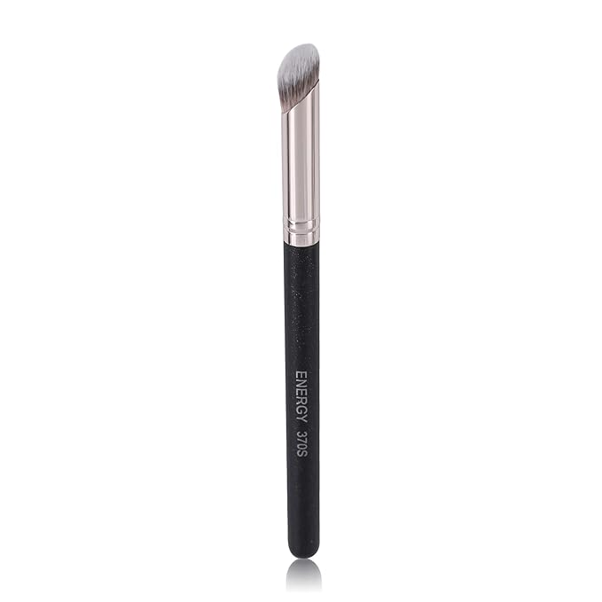 ENERGY Concealer Brush,Angled Under Eye Makeup Small Foundation Precision Face Blending Brush(370S Concealer Brush)