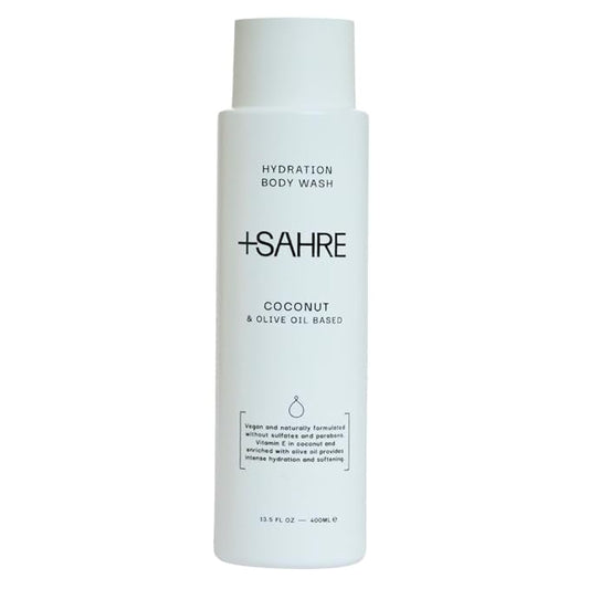 Natural Body Wash – Olive Oil & Coconut | Antioxidant-Rich | Vegan, Paraben-Free | 13.5 fl oz