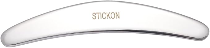 STICKON 2 in 1 Gua Sha Muscle Scraper Tool Set,Scraping Massage Tool, Stainless Steel Guasha IASTM Tool for Physical Therapy & Massage Scraper Tool, Relieve Muscle Pain and Tension(STICKON-51)