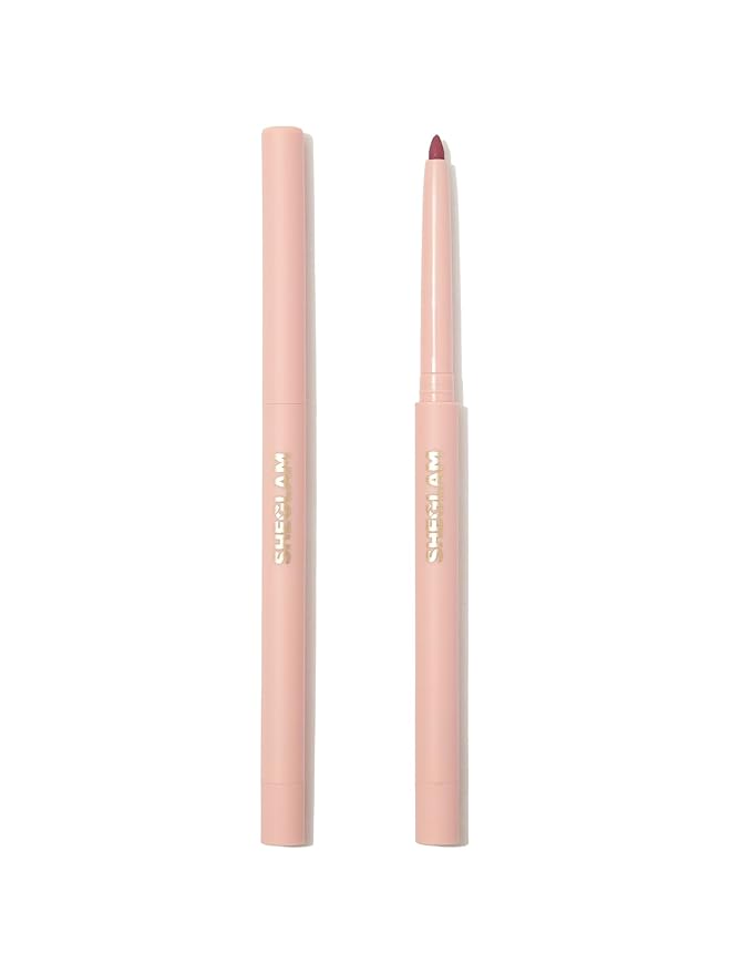 SHEGLAM Lip Liner Creamy Matte Pencil High Pigment Not Easy to Fade Silky Smooth Matte Contour Tint Lip Makeup-Purple Smoke