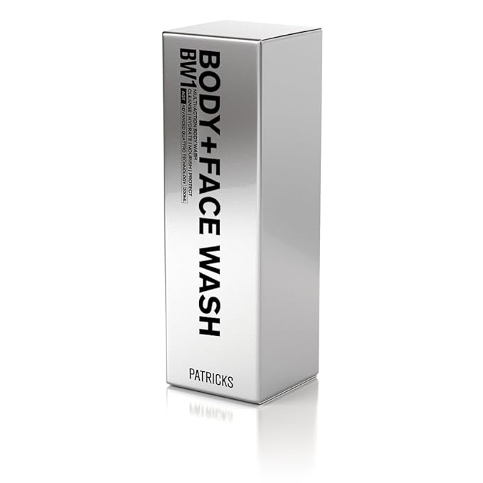 PATRICKS | BW1 Hydrating Body Wash for Men | Bath & Shower Gel | Sulfate Free | 200ml
