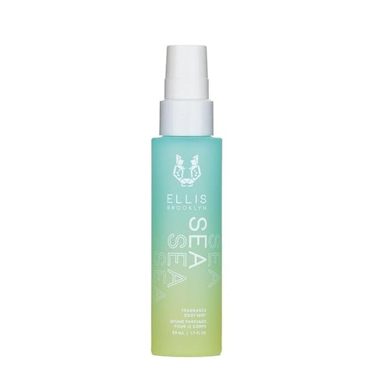 Ellis Brooklyn SEA Hair And Body Fragrance Mist - Aquatic Citrus Perfume with Lemon Sfuma, Pineapple Leaves, & Tonka Bean, Vegan Perfume Mist, Made In The USA, 50ml 1.7 Fl Oz