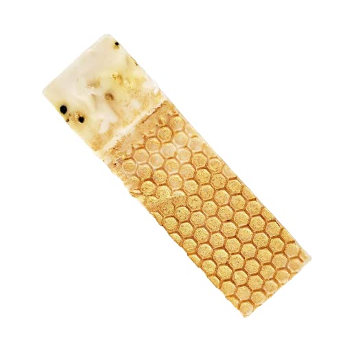 Honeyd Oats body soap bar, goatmilk, bee pollen & honey, 5oz, Coconut-free, fragrance free, calendula & nettle extracts, colloidal oatmeal (Cool citrus basil)
