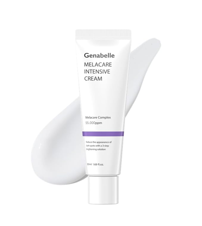 Genabelle Melacare Intensive Cream – Targeted Care for Uneven Skin Tone, Hydrating & Nourishing Daily Moisturizer with Niacinamide and Tranexamic Acid 1.69 fl oz