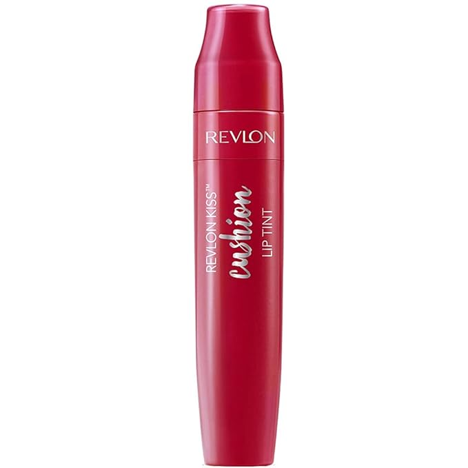 REVLON Kiss Cushion Lip Tint Lipstick,Crimson Feels