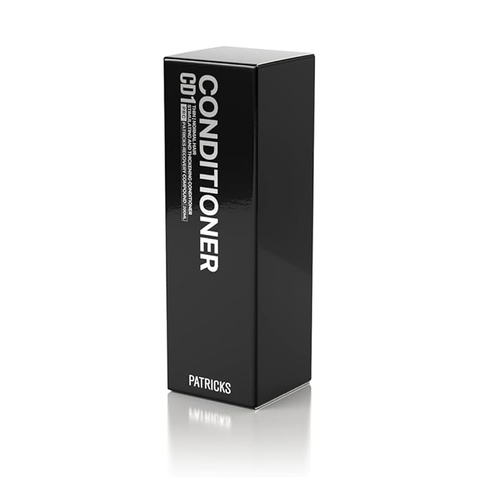 PATRICKS | CD1 Thickening Conditioner for Hair Loss in Men | DHT Blocker | Includes Powerful Ingredients to Support Hair Growth & Care | For Mild to Moderate Hair Loss | 200mL
