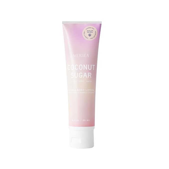 MERSEA Coconut Sugar Sea Whip Hand and Body Lotion, Scented Travel Lotion (3 oz)