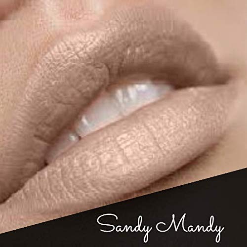 By The Clique Premium Long Lasting Matte Nude Lip Liner Pencil |Sandy Mandy | Soft Beige | Ultra Wear Lip Liner
