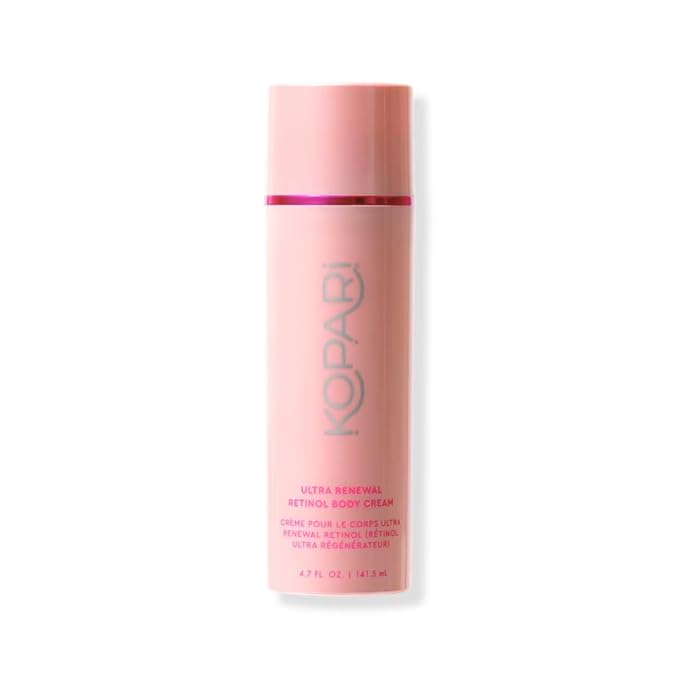 Kopari Ultra Renewal Retinol Body Cream, Infused with Acai & Encapsulated Retinol, Treat Fine Lines & Crepey Skin, Resurface & Boosts Collagen, 4.7 oz