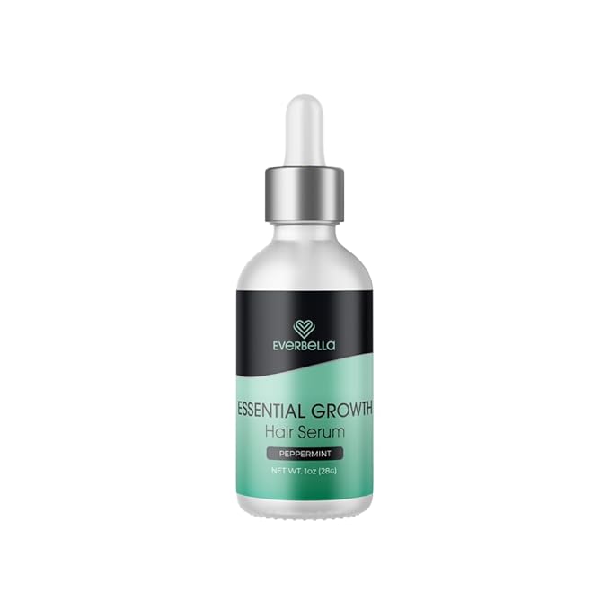 Hair Serum - 1oz, Professional Anti Frizz Smoothing Hair Serum Formula, Plant-Based Repair for Damaged Hair, Lightweight, Softens & Untangles All Hair Types (1 Oz, Peppermint)