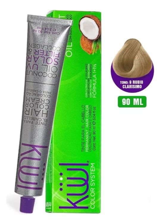 Küül Color System NATURALES, PERMANENTES (9 Rubio clarisimo)