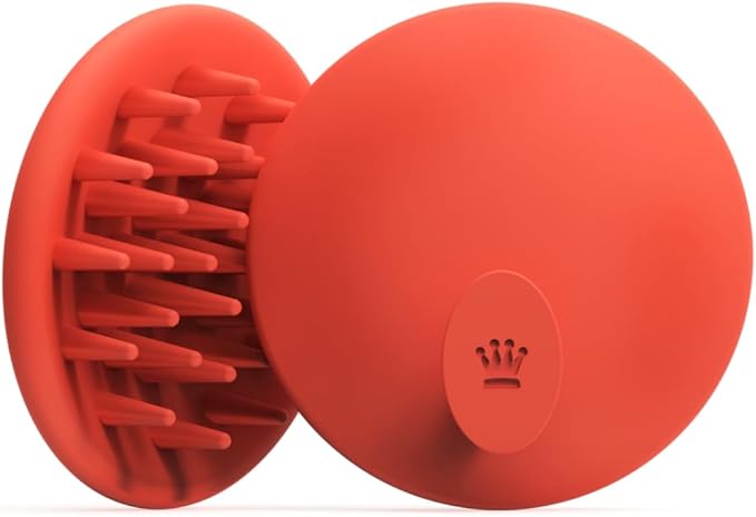 DS Labs Revitalizing Scalp Brush - Silicone Shampoo Massager for a Cleaner, Fresher, Feeling Scalp, Lifts Build Up & Boosts Lather, Ergonomic, Water Resistant, for All Hair Types