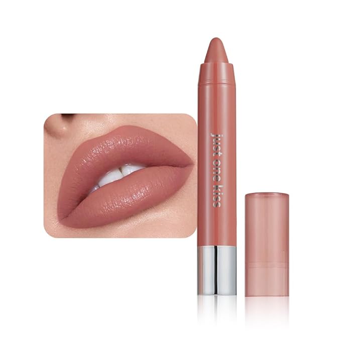 Maroon Hydrating Cream Lipstick Lip Crayon for Women, Moisturizing Lipstick Long-lasting Waterproof, Retractable Lips Crayon Liner for Ombre Shades, Lipgloss Tinted Lip Balm + Lips Color in One, 06