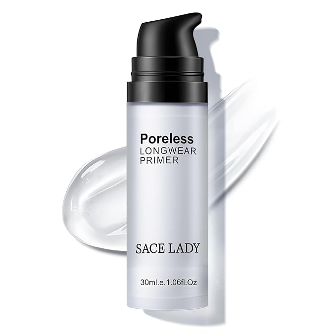 Matte Makeup Base Primer for Face Sacelady Face Primer for Oily Skin - Pore Minimizer, Oil Control Make Up Primer to Hide Wrinkles and Fine Lines - Cruelty Free Cosmetics - 1.01Fl Oz