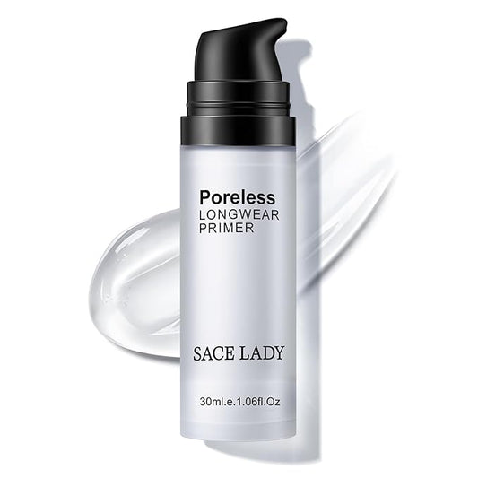 Matte Makeup Base Primer for Face Sacelady Face Primer for Oily Skin - Pore Minimizer, Oil Control Make Up Primer to Hide Wrinkles and Fine Lines - Cruelty Free Cosmetics - 1.01Fl Oz