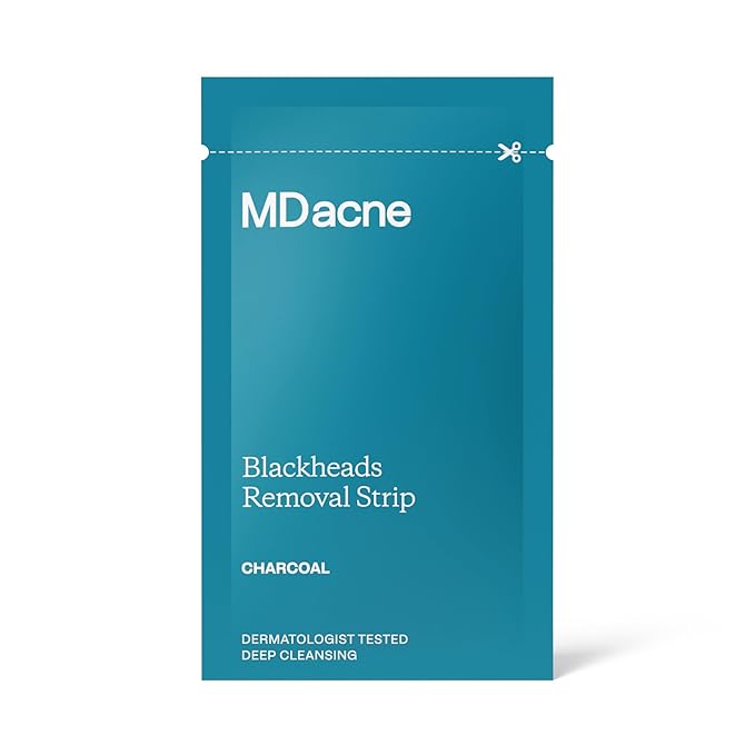 MDacne Blackhead Remover Strips, Deep Pore Cleansing for Sensitive Acne-Prone Skin (36 Strips)