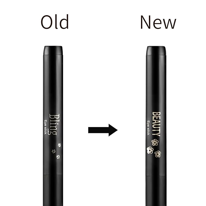 Boobeen Eyeshadow Stick Pencil Crayon Waterproof Cream Eyeshadow Glitter Eye Makeup, Easy to Use (02# + 08#)