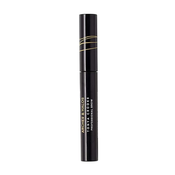 Arches & Halos Microfiber Tinted Brow Mousse - Highly Pigmented Brow Color - For Full and Bold Brows - Vegan and Cruelty Free Makeup - Charcoal, 0.106 fl oz (Pack of 2)