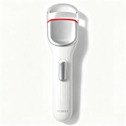 Heated Eyelash Curler, 8s Fast Heat Up, Dual Temperature Modes 149°F /167°F, Rechargeable 600mAh Battery, 24h Long Lasting, 1.5 Inch Wide Safe Silicone Pad Compact Travel Lash Curler