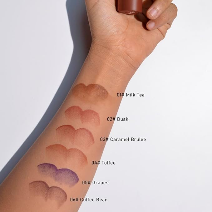 2-in-1 Gradient Lip Liner and Lipstick Lip Combo Set - Achieve Flawless Contour and Gradual Ombre Effect with Easy-to-Use Crayon Form and Cone Tip (03# Caramel brulee, 1 Count (Pack of 1))