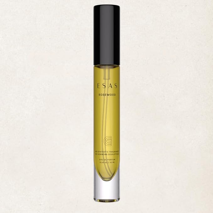 Esas NYC Rosewood– Organic Perfume Mist, MADESAFE® – FLORAL | WATERY | MUSKY - 0.33 oz Fragrance EDP
