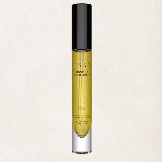 Esas NYC Jasmine & White Amber– Organic Perfume Mist, MADESAFE® – FLORAL | GREEN | WARM - 0.33 oz Fragrance EDP