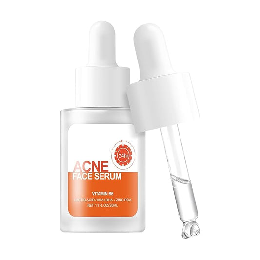 Acne Treatment for Face, Salicylic Acid Serum, Skin Care Essence for Acne, Blackhead, Sebum, Pore, Even out Skin Tone, 1.1fl.oz/30ml