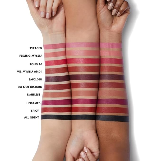 e.l.f. O Face Satin Lipstick, Richly Pigmented, Nourishing & Long-Lasting Creamy Lipstick, Infused With Jojoba, Vegan & Cruelty-Free, No Doubt