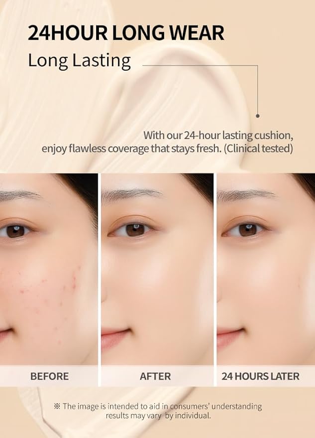 Beaudiani Mesh Tight UP Cushion Refill | Cushion Foundation | Buildable Coverage| Natural Finish | Dewy Glow Make up (01-REFILL Bright cool undertone (#21))