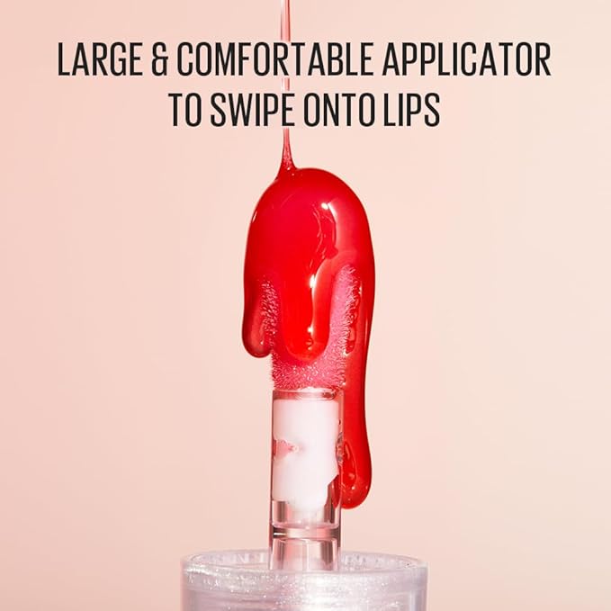 Kaja Lip Plumping - Juicy Glass 07 Fig Smoothie | Hydrating, Feel Plumped and Lightweight with Vitamin Tree Fruit Oil, Vegan, Cruelty-Free, Clear Tint Stain Shine Gloss Plumper, Long Lasting