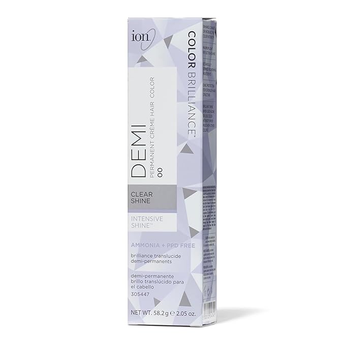 Ion Intensive Shine 00 Clear Demi Permanent Creme Hair Color 00 Clear