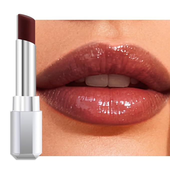 Honey Lipstick Tinted Lip Balm - Shine Moisturizing Lipstick for Women, Natural Nourishing Hydrating Lip Gloss Stain for Dry Lips, Tint Sheer Lightweight Makeup, Vegan - 1Pc #00