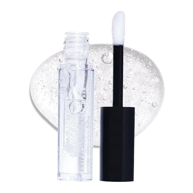 Radiant Professional Lip Glaze (15 Shades) - Ultra-Glossy, Non-Sticky & Long-Lasting Lip Gloss for Women - High Shine Hydration - Vegan & Moisturizing for Soft, Nourished Lips - (01 - CLEAR)